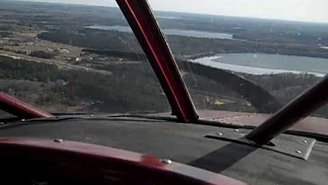 Alan Flying the Stinson