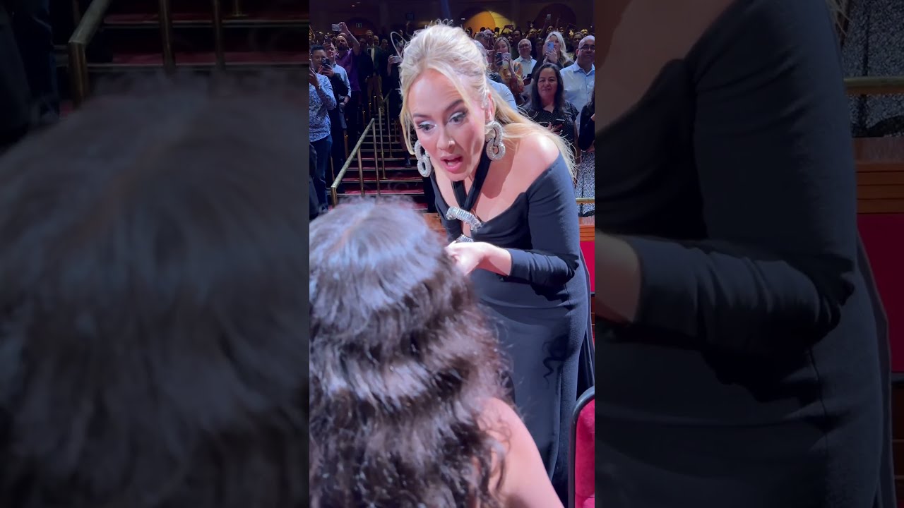 Adele Meets Young Fan