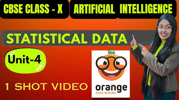 Unit 4 - Statistical Data  | CBSE Class 10 Artificial Intelligence (417)
