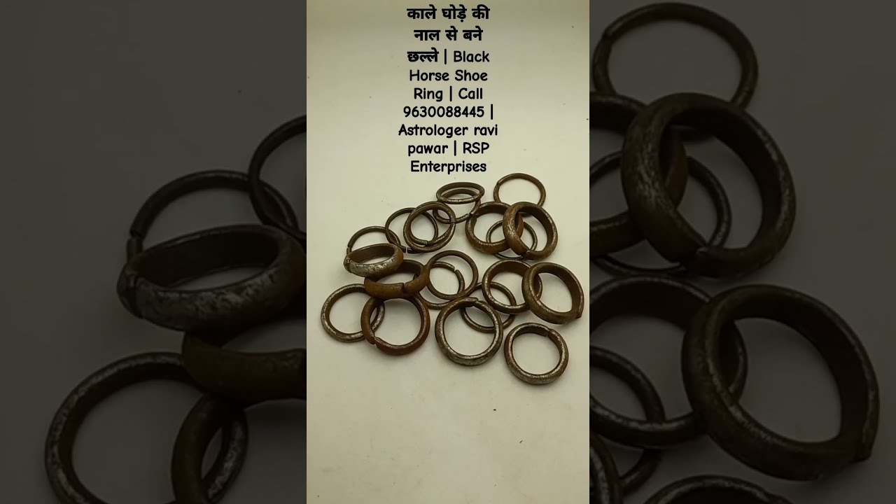 HAWAI Real Black Horse Shoe Iron Ring for Men & Women(Kale Ghode Ki Naal )  Bronze Ring Price in India - Buy HAWAI Real Black Horse Shoe Iron Ring for  Men &