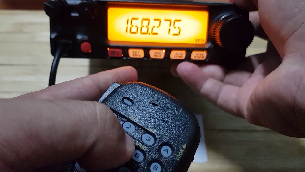 วิธีเปิดแบนด์ Yeasu FT2980