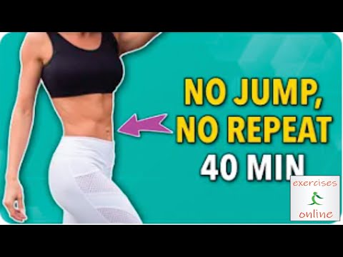 40 MINUTE FULL BODY WORKOUT – NO JUMPING, NO REPEATS/მთელი სხეულის 40 წუთიანი ვარჯიში   ხტუნვის გა