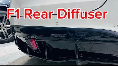 Tesla Model Y rear diffuser (by EVbase)