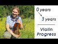 0 TO 3 YEARS Violin Progress - Adult Beginner Violinist