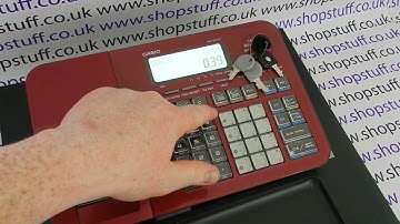 How To Use The Casio SE-S100 Cash Register Basic Instruction Guide Easy Casio Till Tutorial