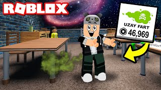 UZAY Fart Aldım!! Sınıfta Yaramazlık Oyunu - Roblox