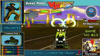 Vigilante 8 2nd Offense PS1 - Quest Mode : Convoy - Livingston Truck HD