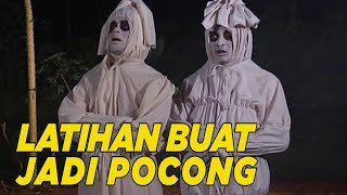 Para pocong ini sedang latihan untuk menjadi pocong sejati | SKETSA