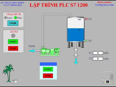 Video Lập Trình PLC S7 1200 (P7): Bài 4-Lập trình dự án nhỏ... - youtube