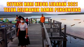SITUASI HARI KEDUA LEBARAN IDUL FITRI 2021, TELUK GILIMANUK RAMAI PENGUNJUNG