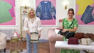 Patricia Nash Leather Josie Camera Crossbody on QVC