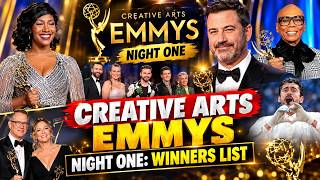 Creative Arts Emmys, Night One: Winners List