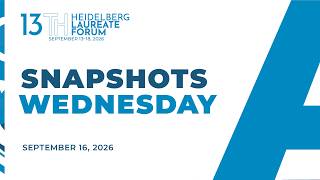 Snapshots Wednesday | September 16 | Accessible Version