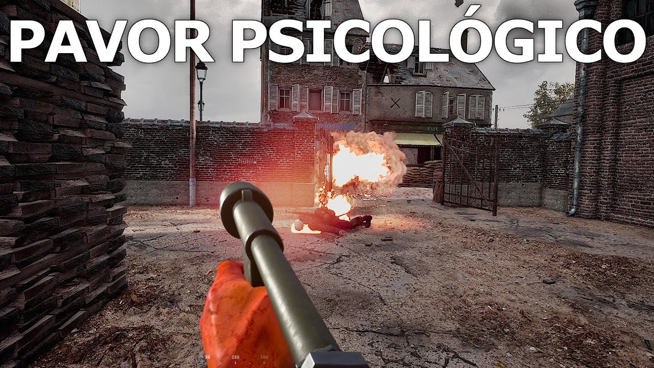 O lança chamas desse jogo causa pavor psicológico - Hell Let Loose