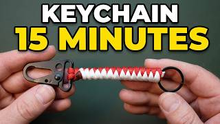 Snake Knot Paracord Keychain In 15 Minutes| No Tools