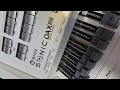 Allens music organ  keyboard showcase 13   wersi oax800  white 