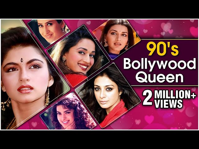90's Bollywood Queens | Bollywood Heroine's |Bollywood 90's Beauty|Old Hindi Songs | Evergreen Songs class=