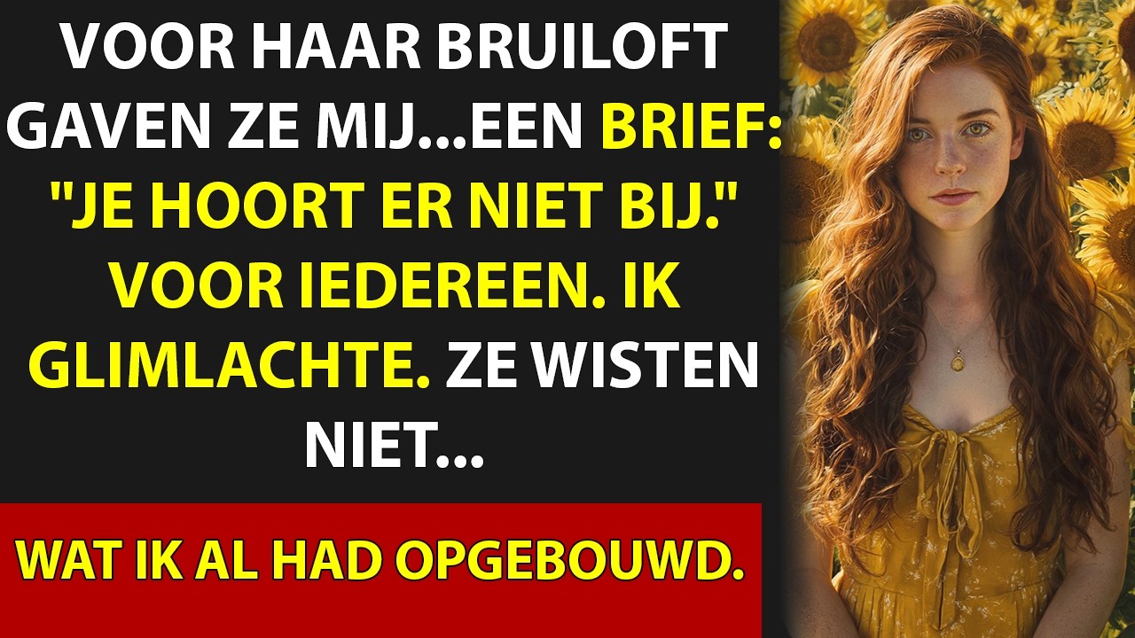 Mijn moeder legde een dikke, crèmekleurige envelop naast mijn koffiekopje en liep terug naar het aanrecht alsof ze zojuist een tijdbom had geplaatst. Het was de ochtend van de bruiloft van mijn...