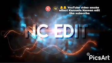 How to Make Smoke Text Reveal Animation intro in Kinemaster PC Tech