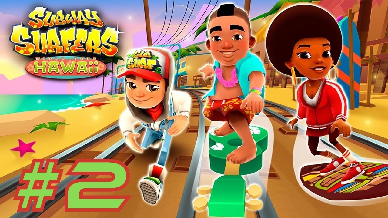 Subway Surfers: Hawaii - Samsung Galaxy S7 Edge Gameplay #2