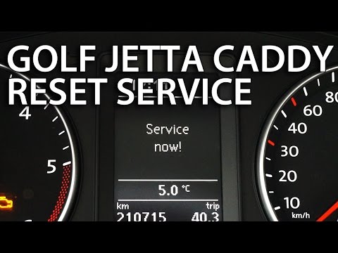 How to reset service interval in VW Golf Passat Jetta Caddy (MFD, MFA, oil change)