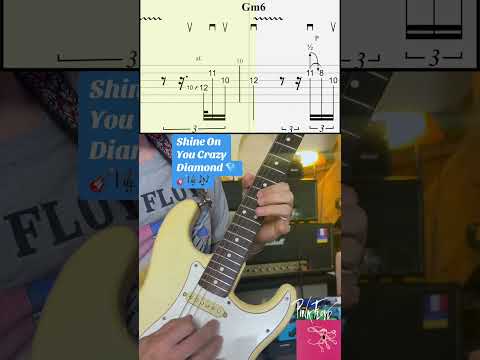 Pink Floyd 2nd Solo - Shine On You Crazy Diamond - Guitar Tab guitar tab video