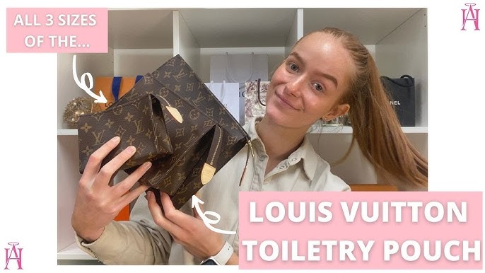 LOUIS VUITTON TOILETRY POUCH 19 vs 26 🤔 // What Fits & What I Use