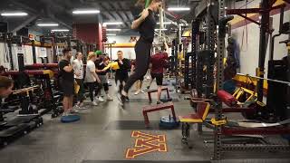 Single Leg Jump Band Accelerated Paused