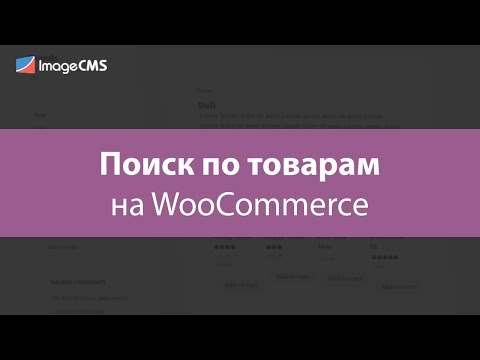 Поиск по товарам на WooCommerce