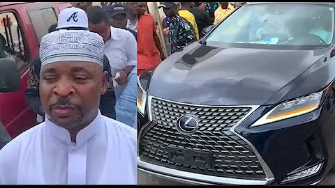 Check Out Mc Oluomo’s Expensive Car As He Storms Out In Style At Pasuma’s Mother’s Burial