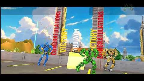 Army Bus Car Jet Robot Transformers City Battle - Android Gameplay