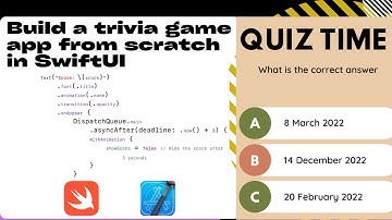 Build a Trivia Game App from Scratch in SwiftUI | Full Tutorial