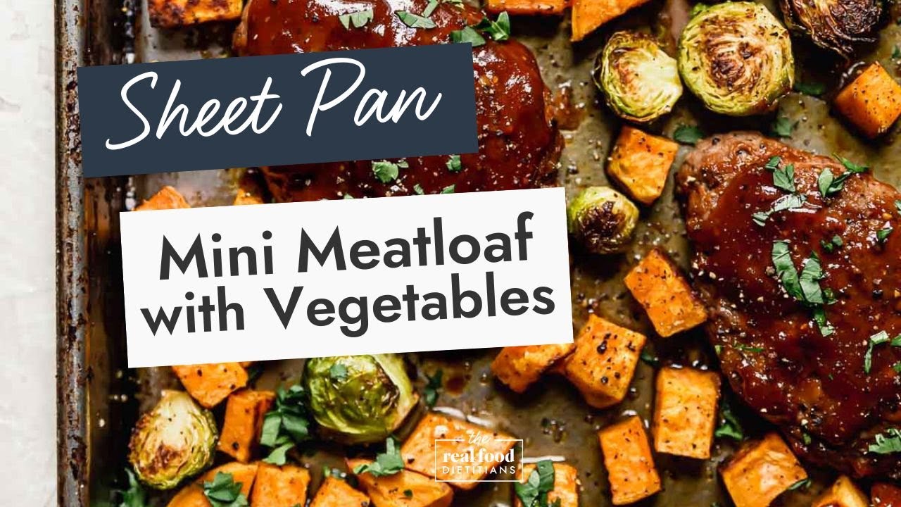 Sheet Pan Mini Meatloaf and Roasted Potatoes - The Recipe Rebel