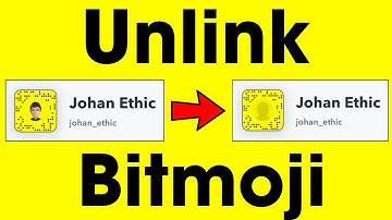 How to Delete Bitmoji From Snapchat android/iphone 2013