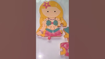 Mermaid number puzzle | learn numbers #puzzle #puzzlegame #maths #mermaid #mermaids #mathspuzzle