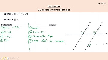 G 3.3, Proofs with Parallel Lines