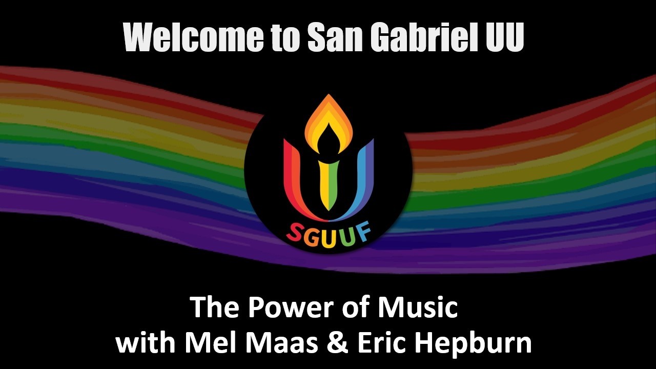 April 12, 2026 Worship Service - The Power Of Music by Mel Maas & Eric Hepburn