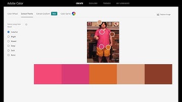 How to Extract and Select Colors from an Image - Adobe Color