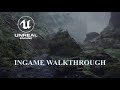 Unreal Engine 5.4. Icelandic Canyon Asset Pack. Ingame walkthrough.