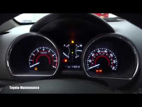 How to reset maintenance light Toyota Highlander - YouTube