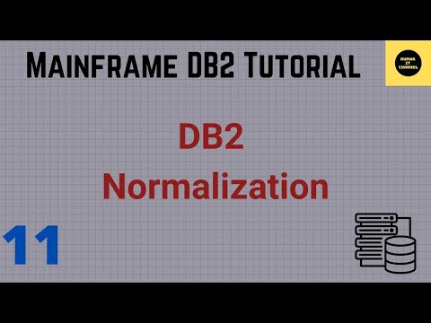 Normalization in DB2 - Mainframe DB2 Tutorial - Part 11