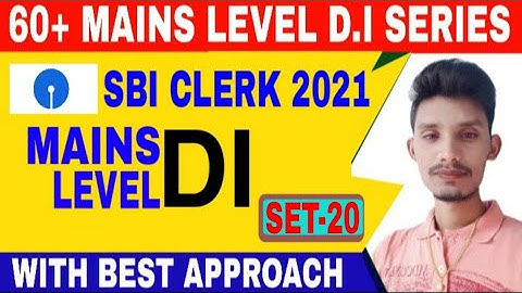 60+ HIGH LEVEL D.I | SBI CLERK MAINS 2021 | SET-20 | CASELET  D.I |IN TELUGU | #LEGENDQUICKTEST