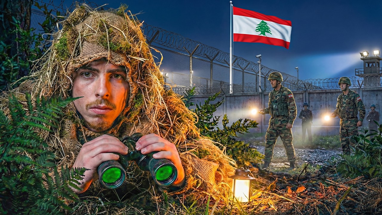 שרדתי 24 שעות בגבול לבנון🤯 (לא תאמינו מה קרה!!!)