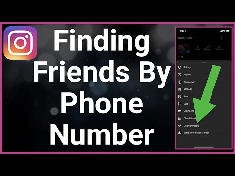 วีดีโอ: วิธีหาคนบน Instagram ด้วยหมายเลขโทรศัพท์