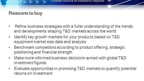 Power Transmission and Distribution Market to 2020