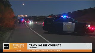 Deadly crash: Pedestrian fatally struck on northbound 238 at the eastbound 580 connector