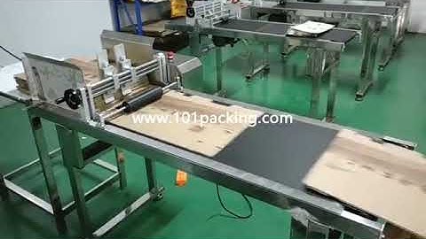 Automatic big size carton box paging feeding machine box feeding conveyor