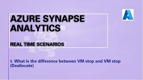 5. What is the difference between VM Stop and VM Stop(Deallocate)