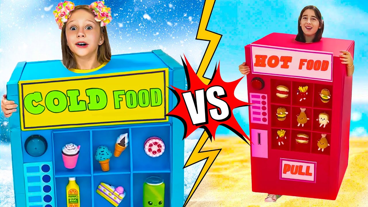 ناستيا و تحدي الحار و البارد و قصص مسلية للاطفال