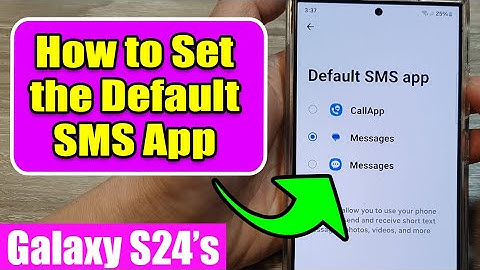 💬 How to Change Your Default SMS Texting App on Samsung Galaxy S24/S24+ Ultra